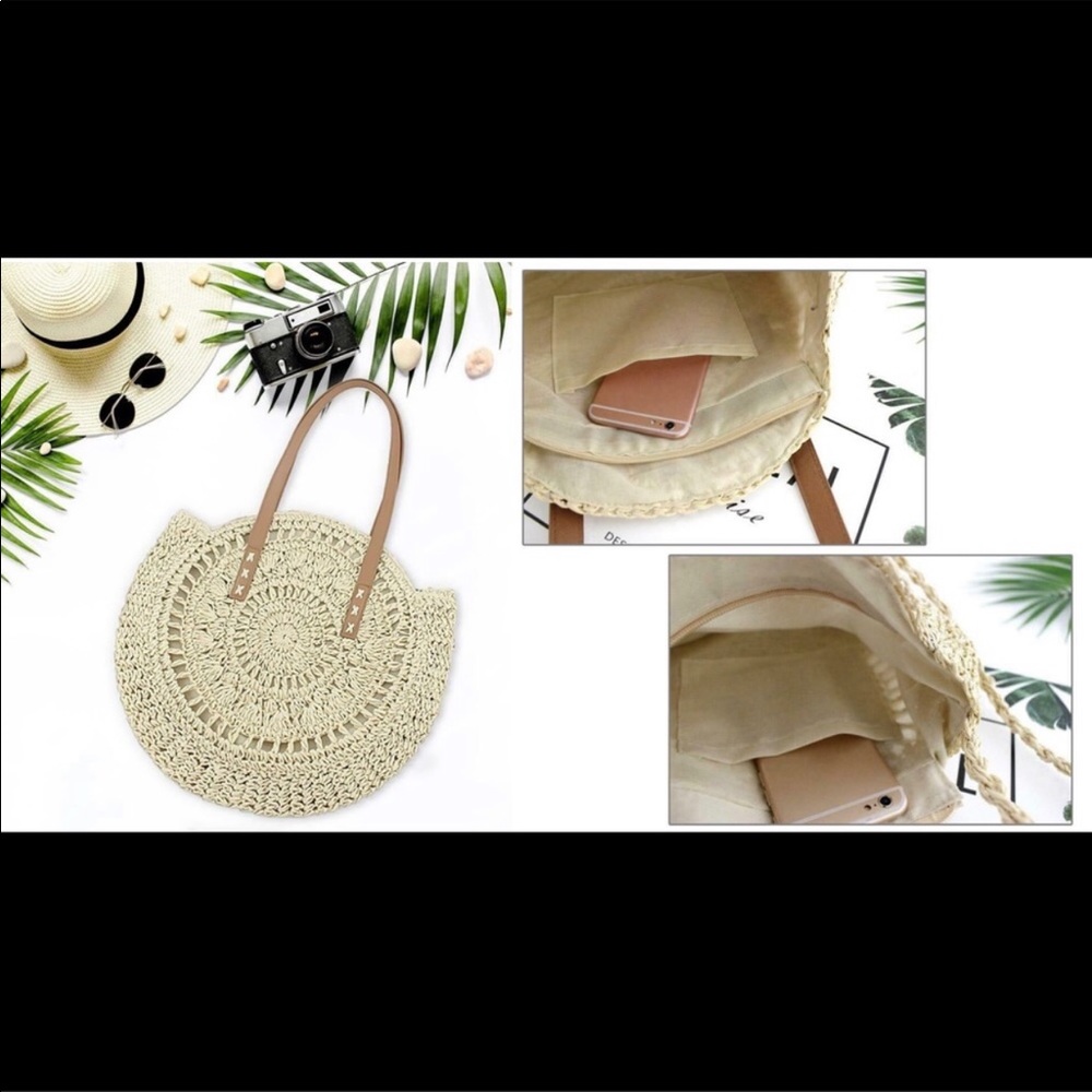 Circular Woven Bohemian bag/purse - Picture 4 of 5